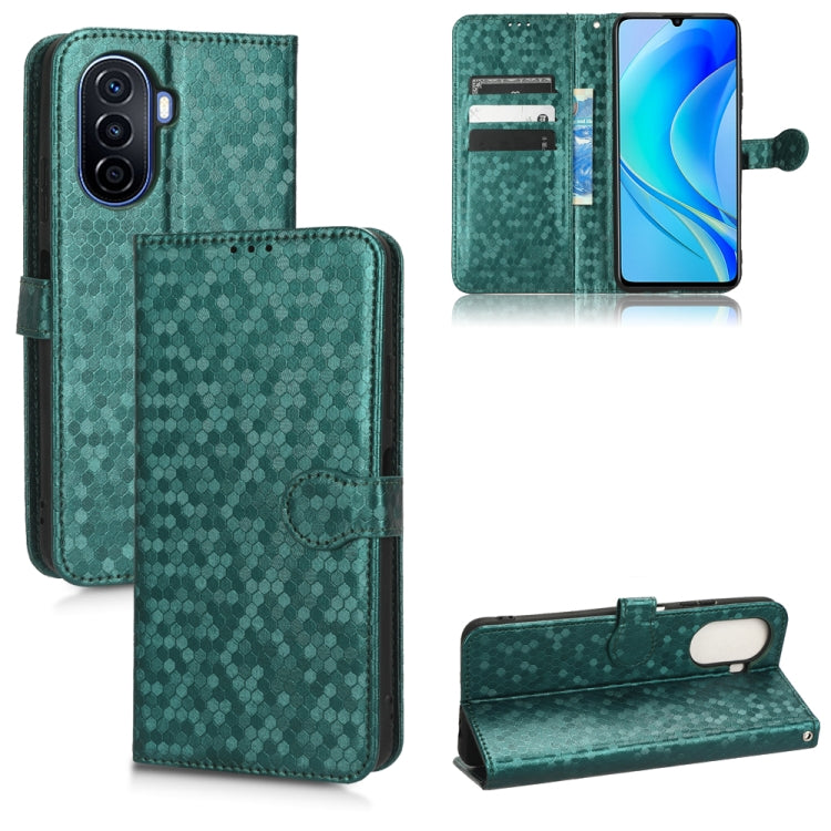 For Huawei nova Y70 / nova Y70 Plus Honeycomb Dot Texture Leather Phone Case