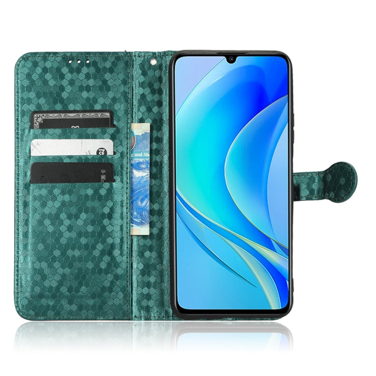 For Huawei nova Y70 / nova Y70 Plus Honeycomb Dot Texture Leather Phone Case