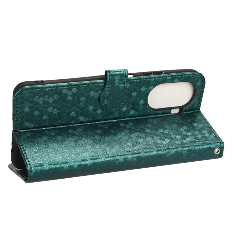 For Huawei nova Y70 / nova Y70 Plus Honeycomb Dot Texture Leather Phone Case