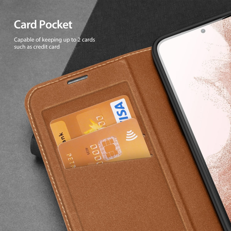For Samsung Galaxy S23+ 5G DUX DUCIS Skin X2 Series Horizontal Flip Leather Phone Case