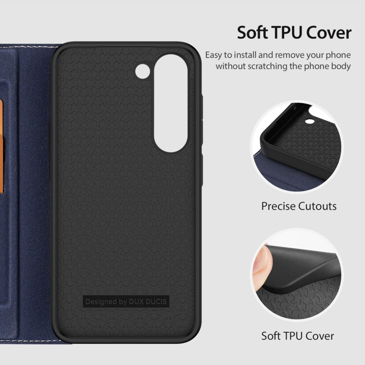 For Samsung Galaxy S23+ 5G DUX DUCIS Skin X2 Series Horizontal Flip Leather Phone Case
