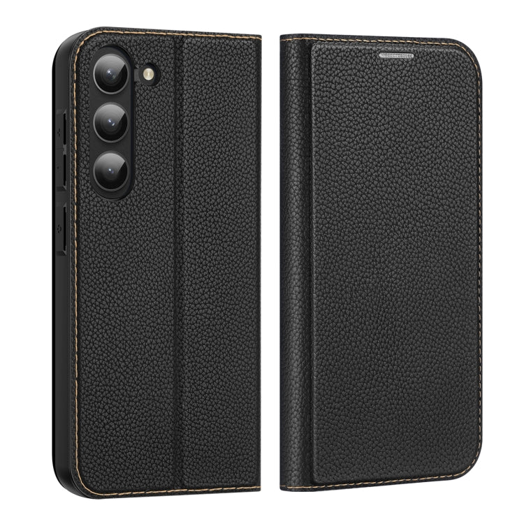 For Samsung Galaxy S23+ 5G DUX DUCIS Skin X2 Series Horizontal Flip Leather Phone Case