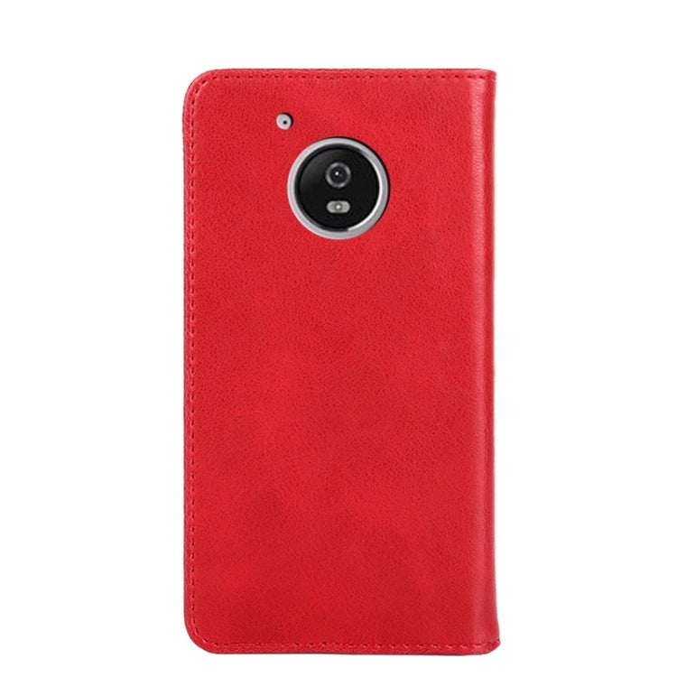 For Motorola Moto G5 Non-Magnetic Retro Texture Horizontal Flip Leather Phone Case