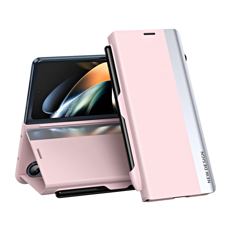 For Samsung Galaxy Z Fold3 5G Shockproof Full Coverage Leather Phone Case with Pen Slot