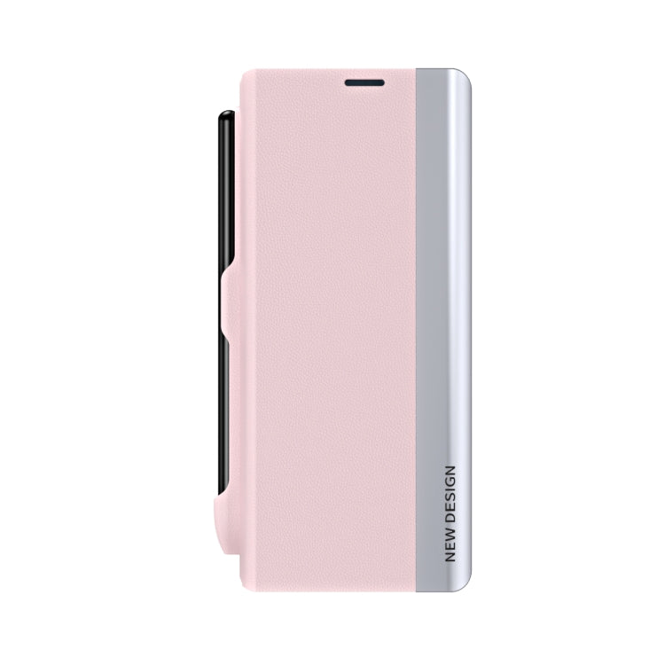 For Samsung Galaxy Z Fold3 5G Shockproof Full Coverage Leather Phone Case with Pen Slot