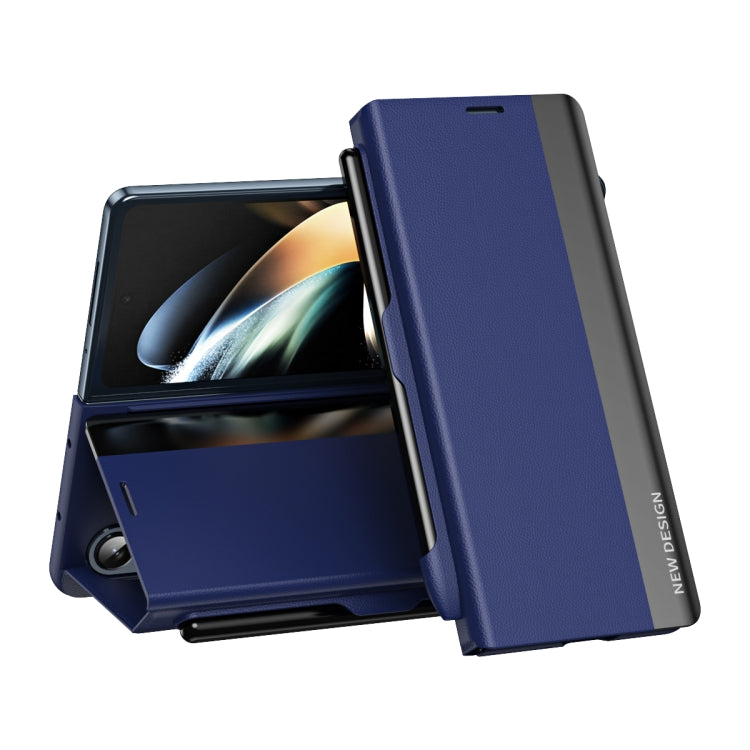 For Samsung Galaxy Z Fold3 5G Shockproof Full Coverage Leather Phone Case with Pen Slot