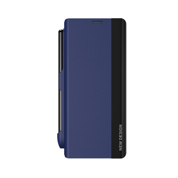 For Samsung Galaxy Z Fold3 5G Shockproof Full Coverage Leather Phone Case with Pen Slot