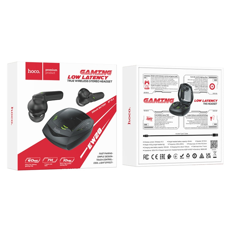 hoco EW28 Magic Sound True Wireless Bluetooth Gaming Earphone