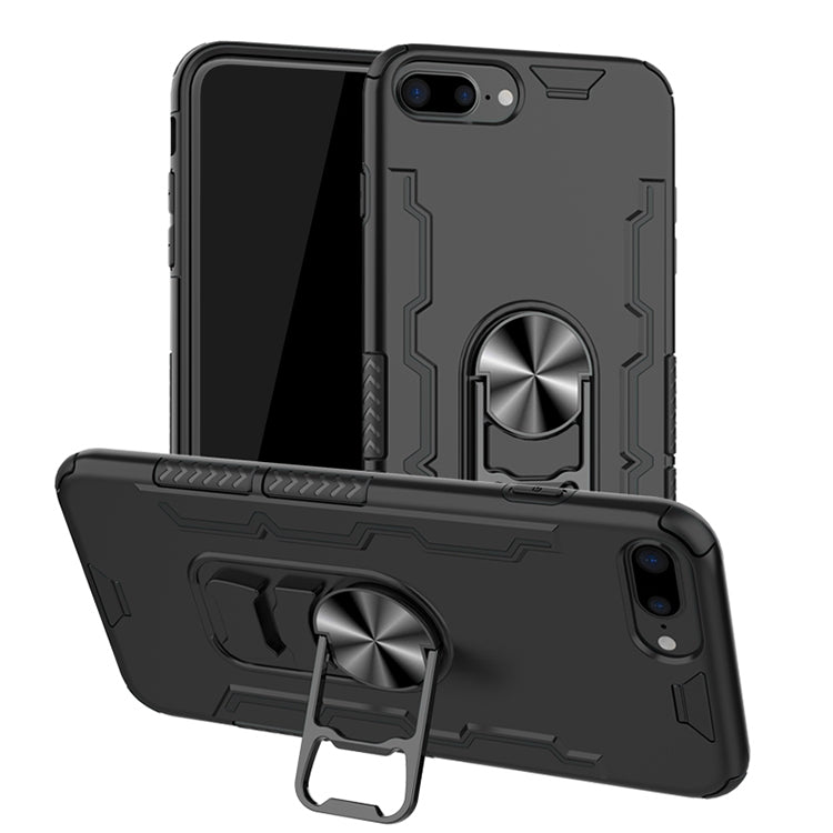 For iPhone 7 Plus & 8 Plus Shockproof PC + TPU Protective Case with Beer Opener & Car Holder