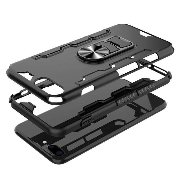 For iPhone 7 Plus & 8 Plus Shockproof PC + TPU Protective Case with Beer Opener & Car Holder