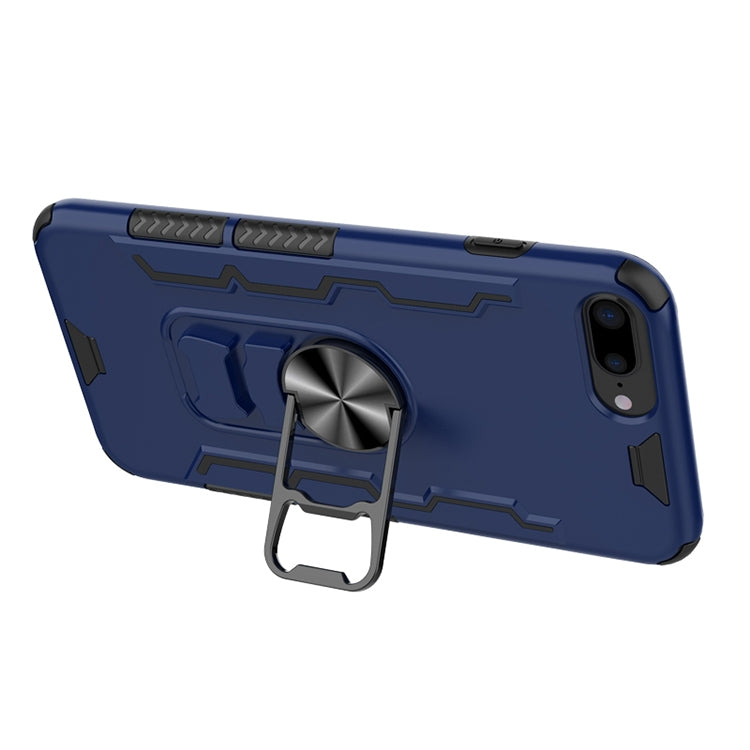 For iPhone 7 Plus & 8 Plus Shockproof PC + TPU Protective Case with Beer Opener & Car Holder