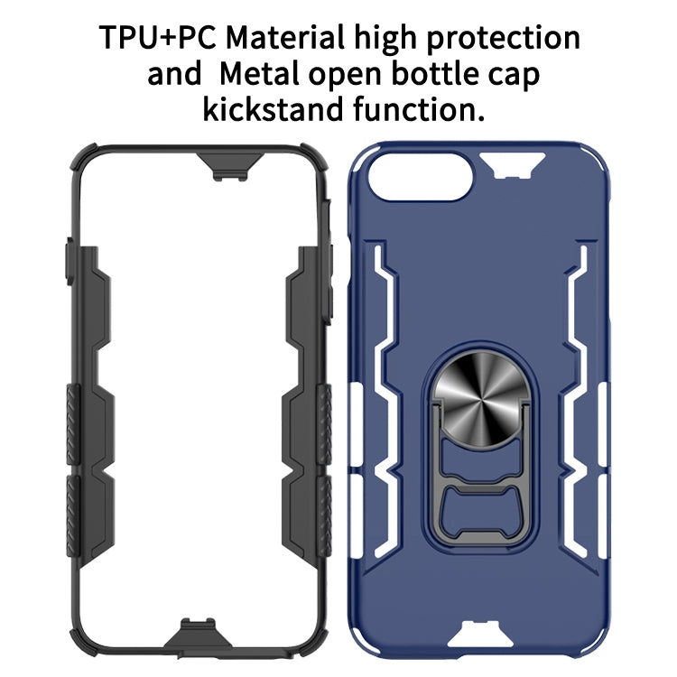 For iPhone 7 Plus & 8 Plus Shockproof PC + TPU Protective Case with Beer Opener & Car Holder