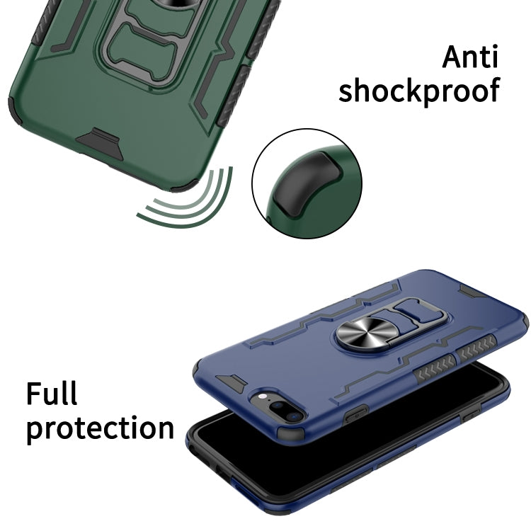 For iPhone 7 Plus & 8 Plus Shockproof PC + TPU Protective Case with Beer Opener & Car Holder
