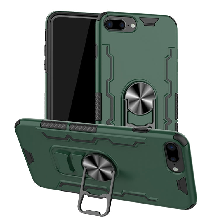 For iPhone 7 Plus & 8 Plus Shockproof PC + TPU Protective Case with Beer Opener & Car Holder