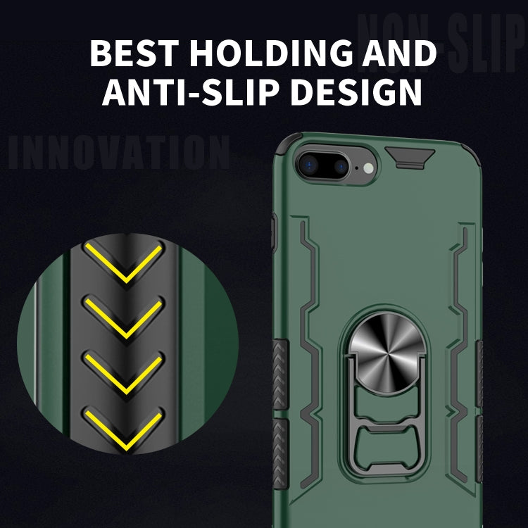 For iPhone 7 Plus & 8 Plus Shockproof PC + TPU Protective Case with Beer Opener & Car Holder