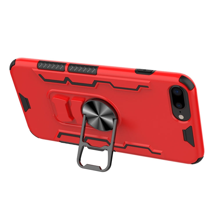 For iPhone 6 Plus & 6s Plus Shockproof PC + TPU Protective Case with Beer Opener & Car Holder