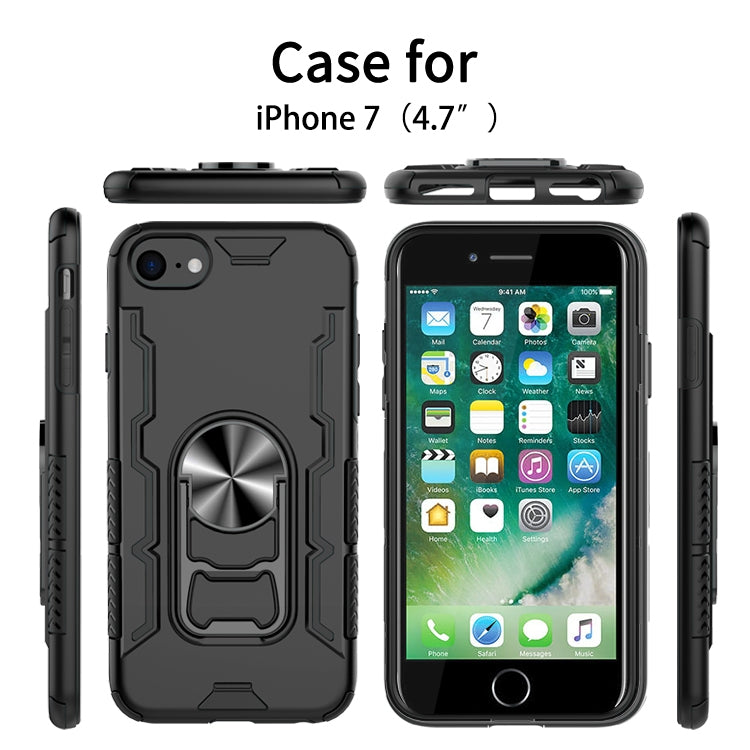 For iPhone 7 & 8 Shockproof PC + TPU Protective Case with Beer Opener & Car Holder
