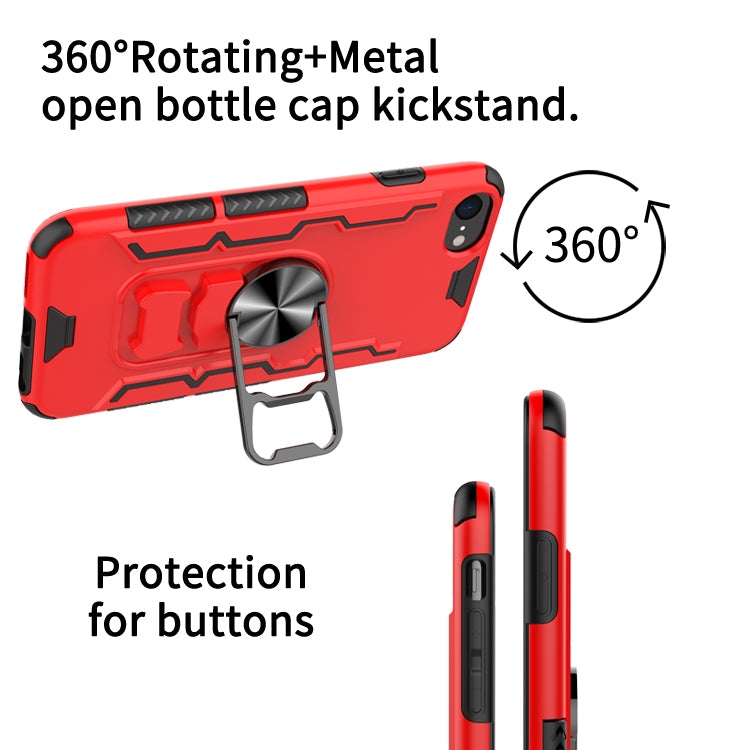 For iPhone 7 & 8 Shockproof PC + TPU Protective Case with Beer Opener & Car Holder