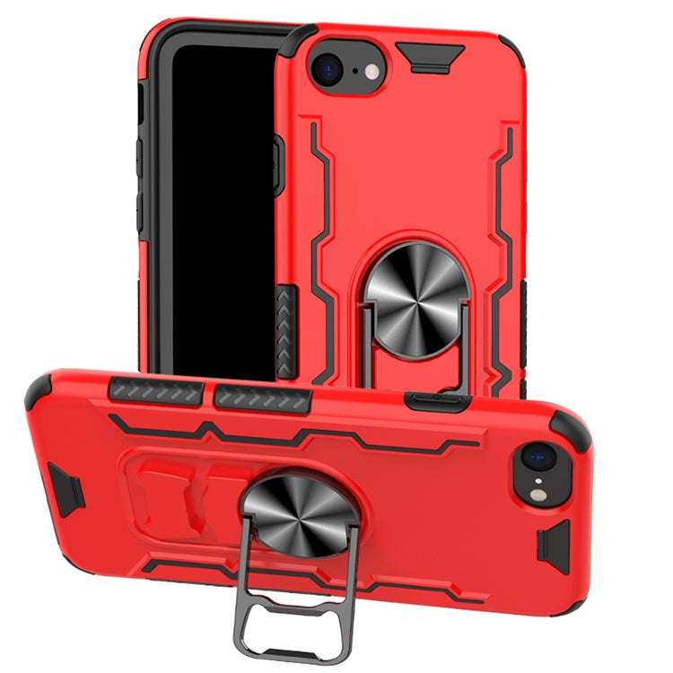 For iPhone 7 & 8 Shockproof PC + TPU Protective Case with Beer Opener & Car Holder