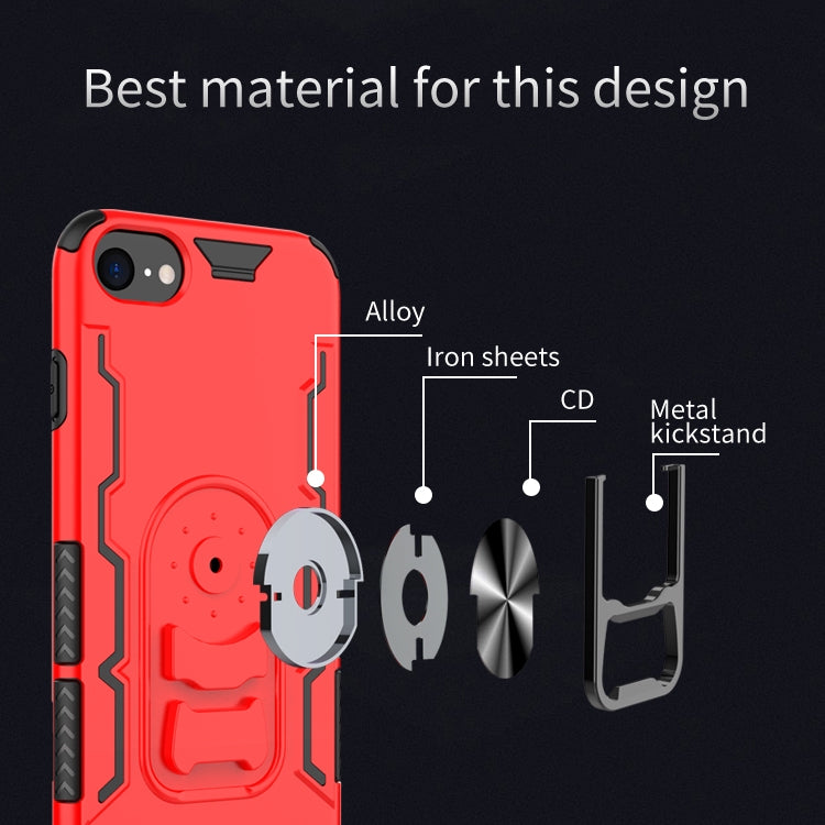 For iPhone 7 & 8 Shockproof PC + TPU Protective Case with Beer Opener & Car Holder