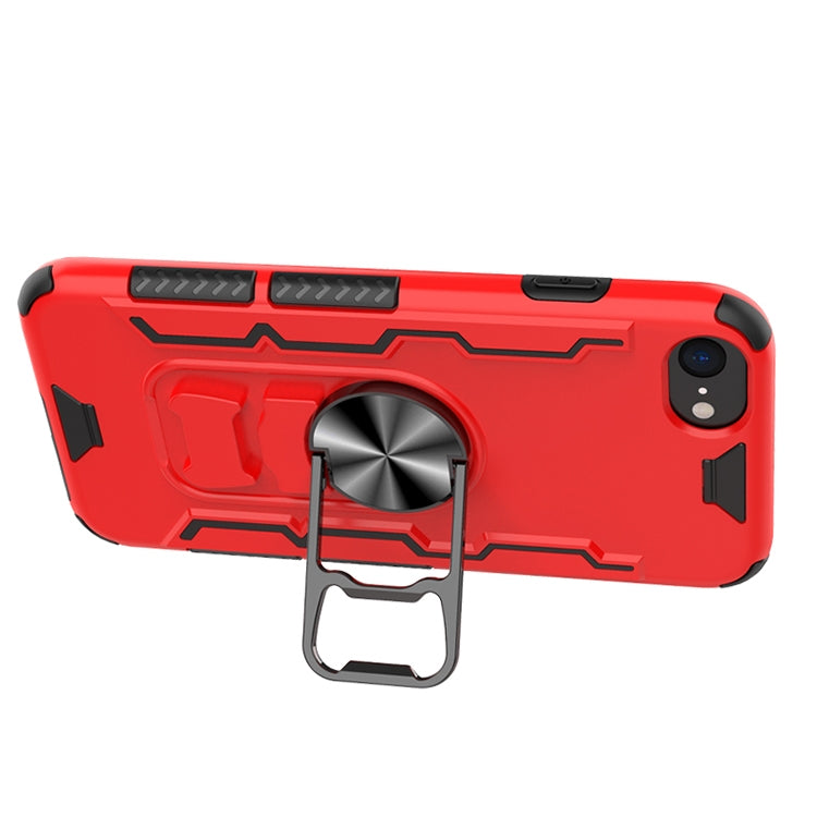 For iPhone 7 & 8 Shockproof PC + TPU Protective Case with Beer Opener & Car Holder