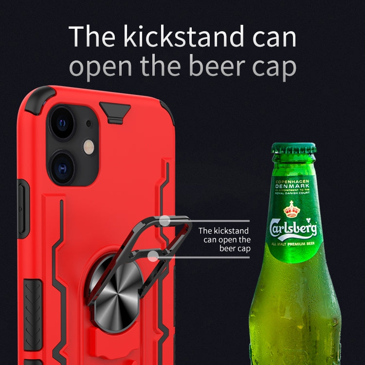 For iPhone 11 Shockproof PC + TPU Protective Case with Beer Opener & Car Holder