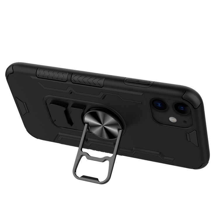 For iPhone 11 Shockproof PC + TPU Protective Case with Beer Opener & Car Holder