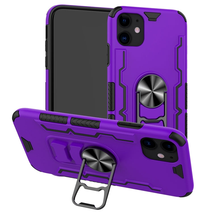 For iPhone 11 Shockproof PC + TPU Protective Case with Beer Opener & Car Holder