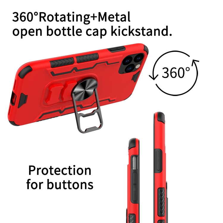 For iPhone 11 Pro Shockproof PC + TPU Protective Case with Beer Opener & Car Holder