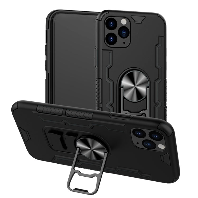 For iPhone 11 Pro Max Shockproof PC + TPU Protective Case with Beer Opener & Car Holder