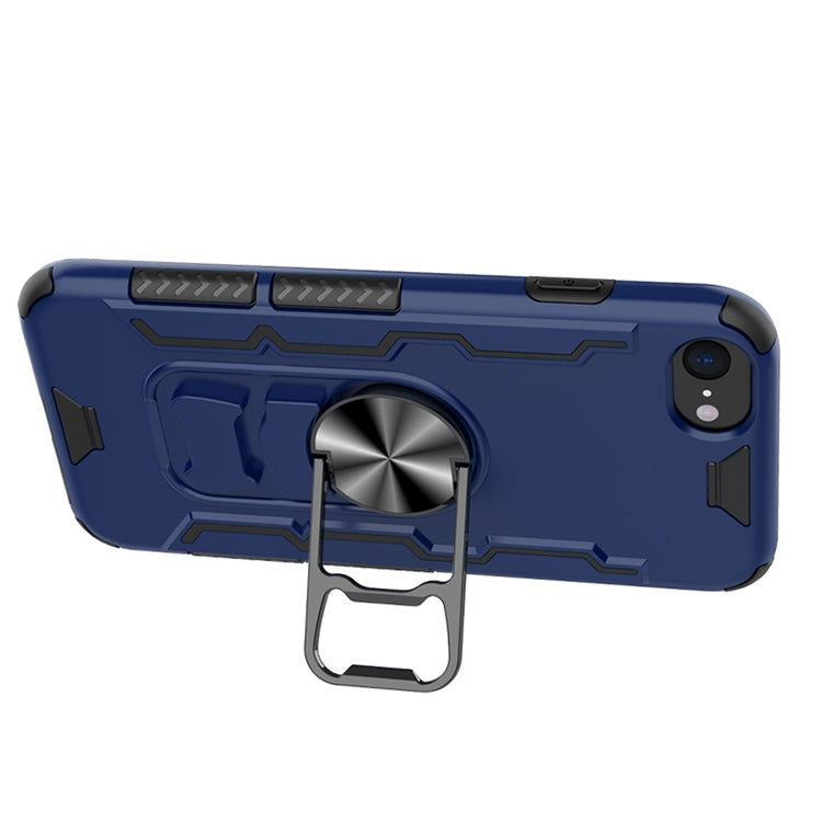 For iPhone SE 2022 / SE 2020 Shockproof PC + TPU Protective Case with Beer Opener & Car Holder
