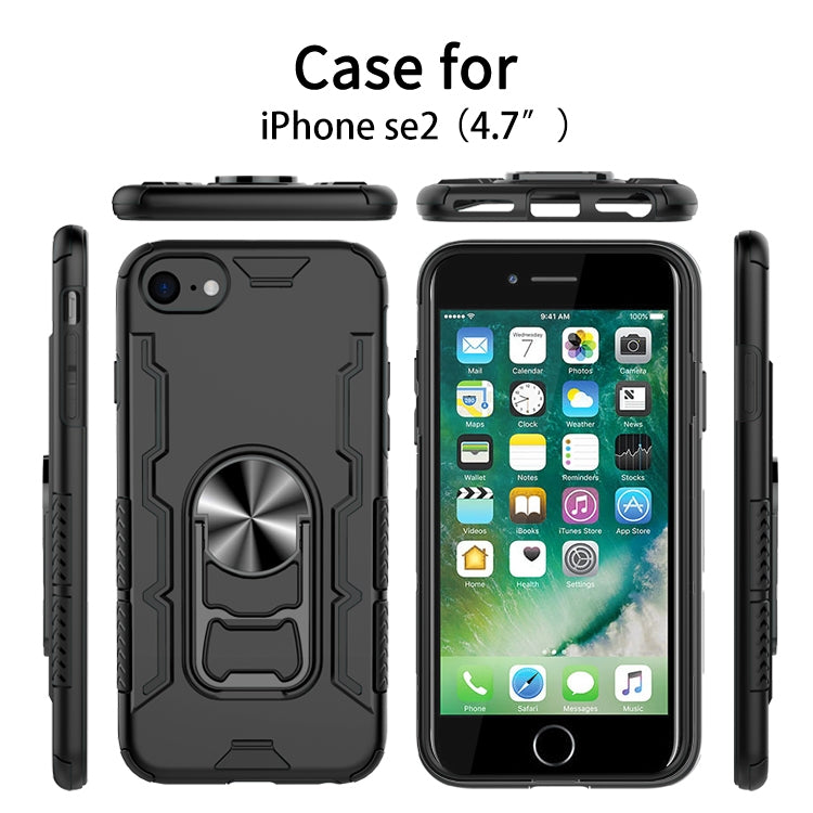 For iPhone SE 2022 / SE 2020 Shockproof PC + TPU Protective Case with Beer Opener & Car Holder