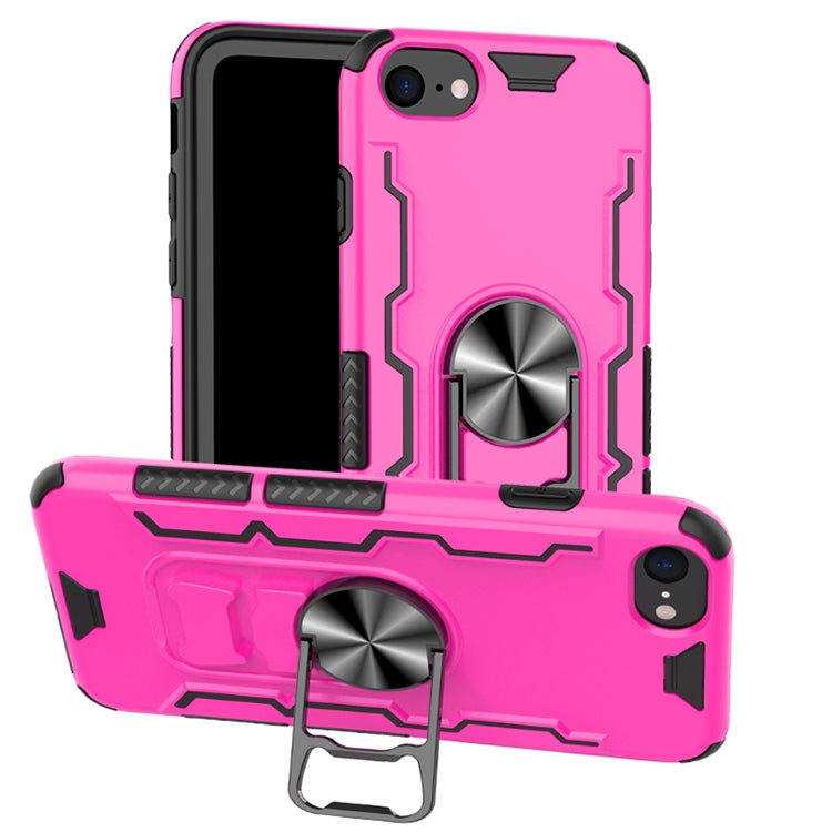 For iPhone SE 2022 / SE 2020 Shockproof PC + TPU Protective Case with Beer Opener & Car Holder