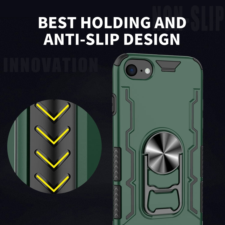 For iPhone SE 2022 / SE 2020 Shockproof PC + TPU Protective Case with Beer Opener & Car Holder