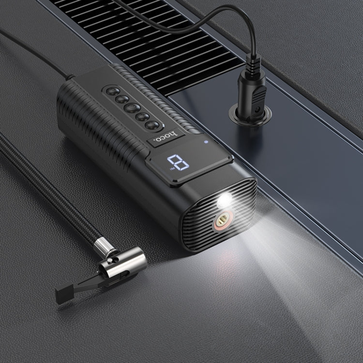 hoco PH55 Roys Smart Car Air Pump(Black)