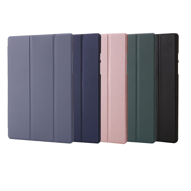 For Lenovo Tab M10 Plus 10.6 3rd Gen 2022 3-fold TPU Leather Tablet Case