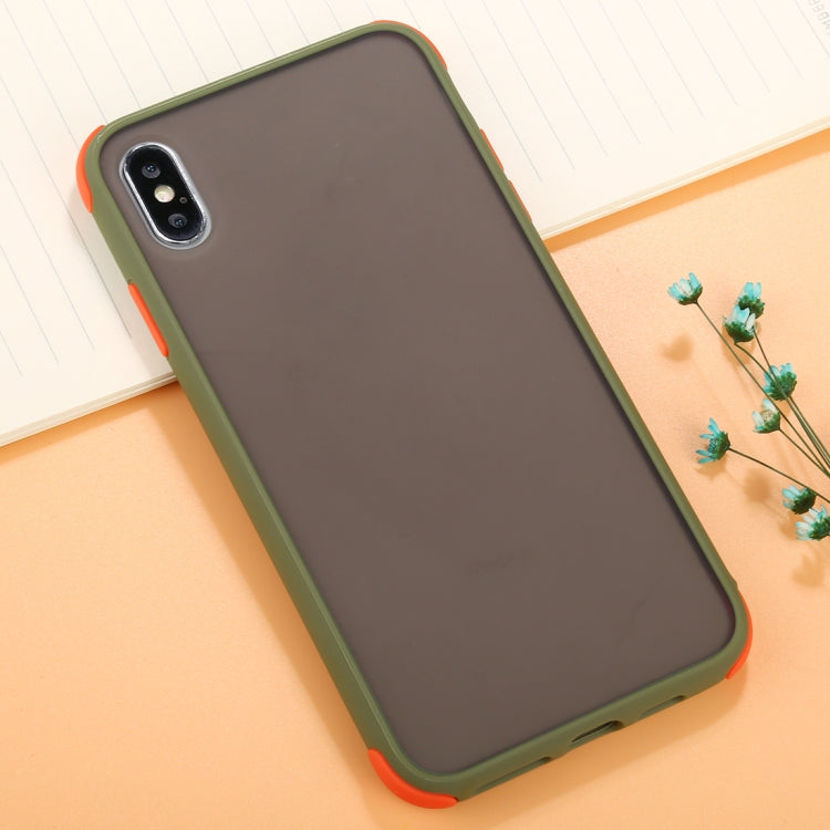 For iPhone X / XS TPU + PC Full Coverage Anti-fall Protective Case