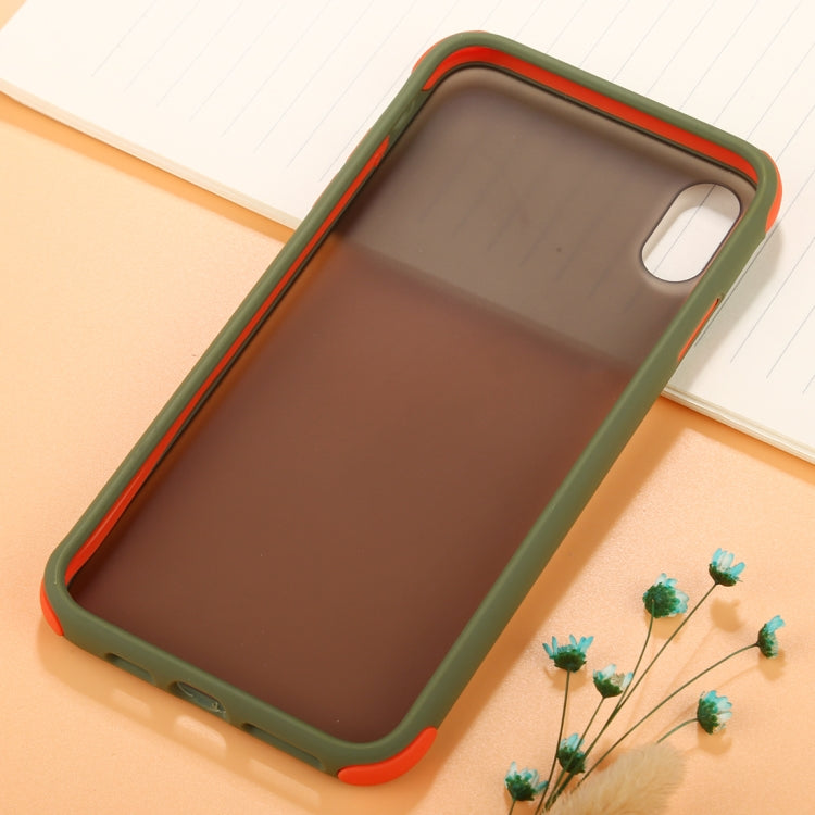 For iPhone X / XS TPU + PC Full Coverage Anti-fall Protective Case