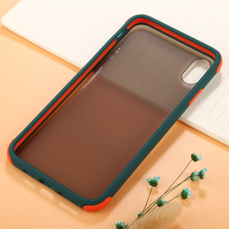 For iPhone X / XS TPU + PC Full Coverage Anti-fall Protective Case