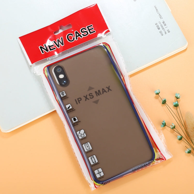 For iPhone XS Max TPU + PC Full Coverage Anti-fall Protective Case