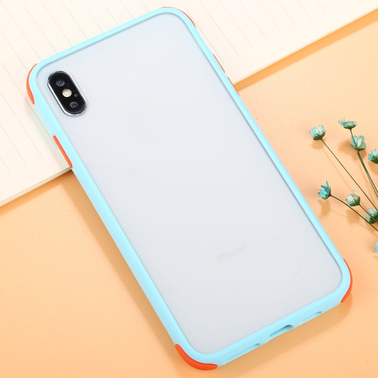 For iPhone XS Max TPU + PC Full Coverage Anti-fall Protective Case