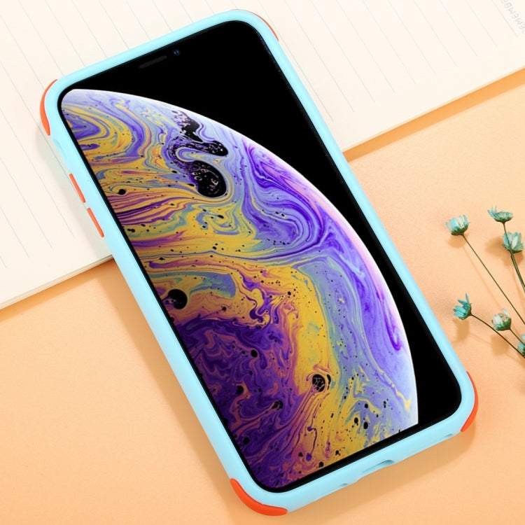 For iPhone XS Max TPU + PC Full Coverage Anti-fall Protective Case