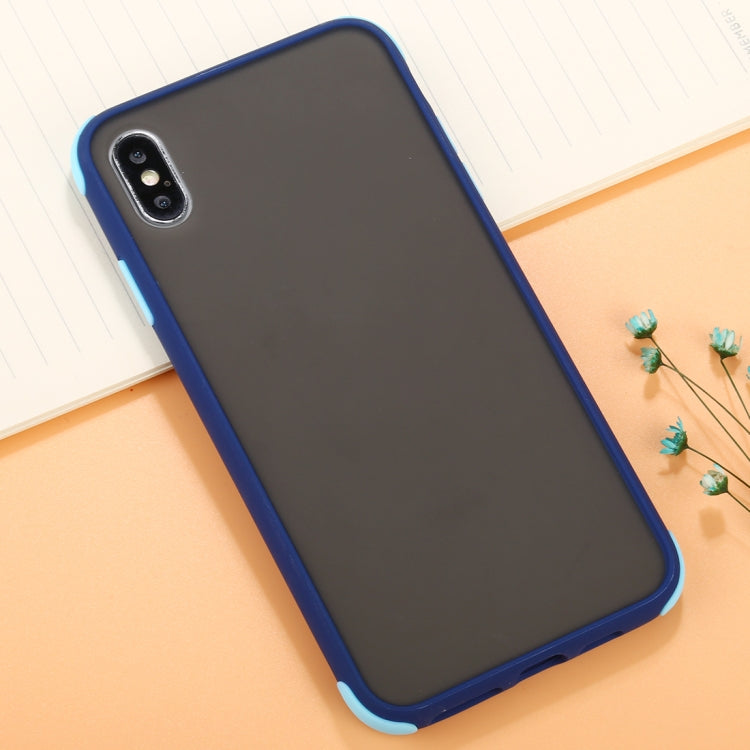 For iPhone XS Max TPU + PC Full Coverage Anti-fall Protective Case
