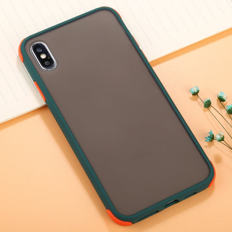 For iPhone XS Max TPU + PC Full Coverage Anti-fall Protective Case