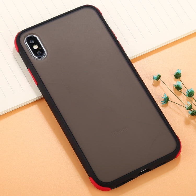 For iPhone XS Max TPU + PC Full Coverage Anti-fall Protective Case