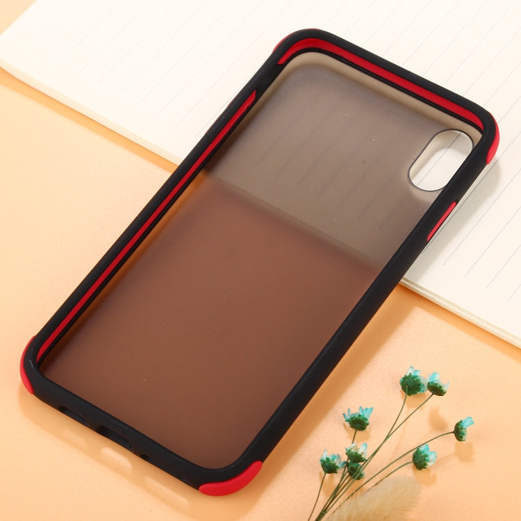 For iPhone XS Max TPU + PC Full Coverage Anti-fall Protective Case