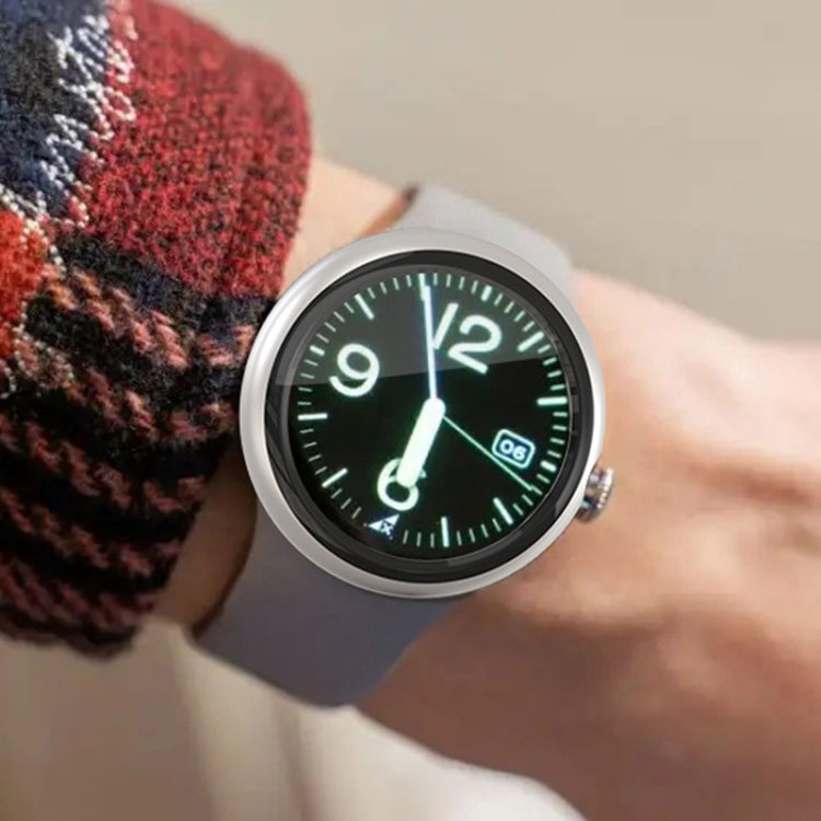 For Google Pixel Watch Tempered Glass Film PC Watch Case