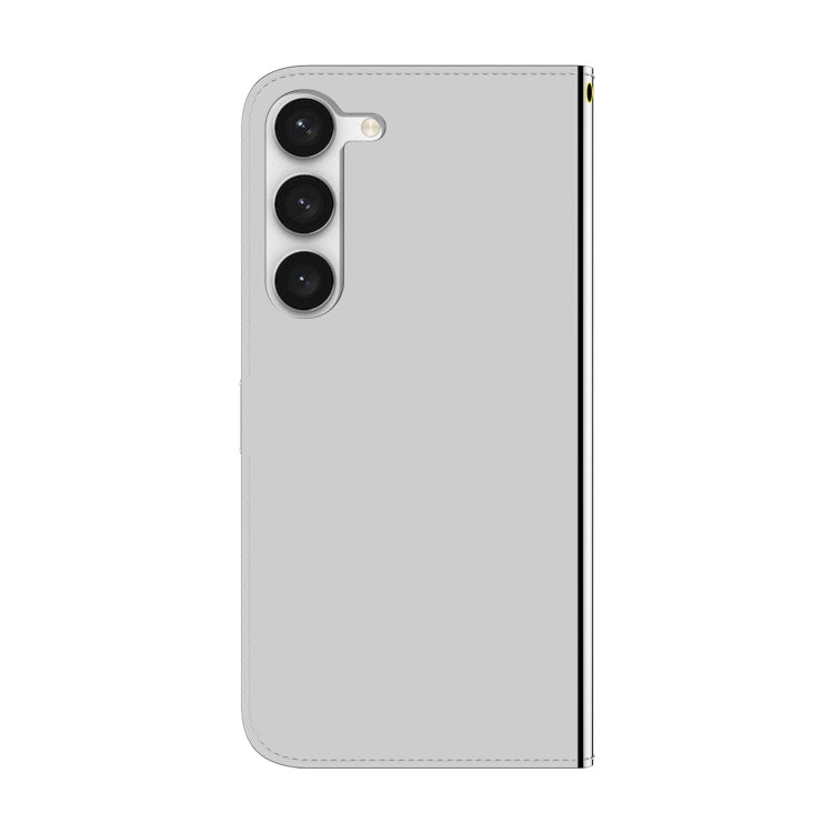 For Samsung Galaxy S23 5G Imitated Mirror Surface Flip Leather Phone Case