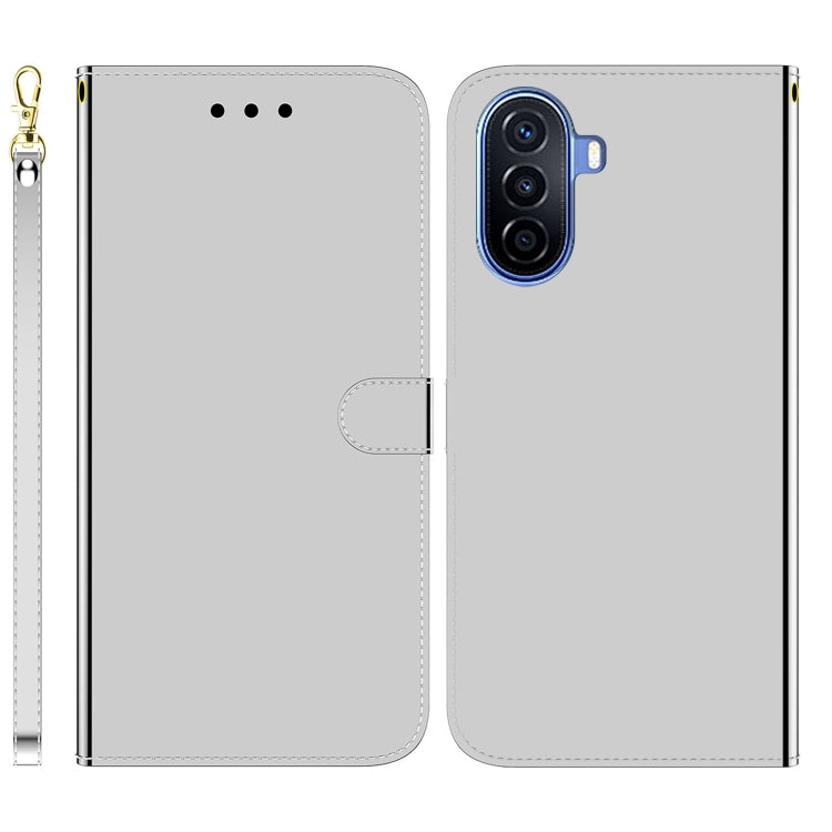For Huawei nova Y70 Plus Imitated Mirror Surface Flip Leather Phone Case