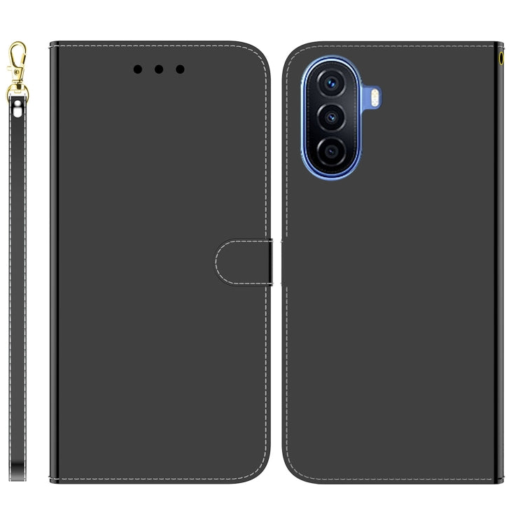 For Huawei nova Y70 Plus Imitated Mirror Surface Flip Leather Phone Case